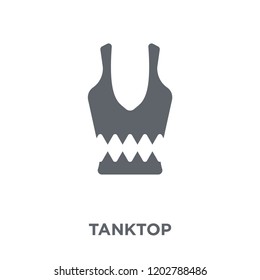 tanktop icon. tanktop design concept from Tanktop collection. Simple element vector illustration on white background.