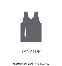 tanktop icon. Trendy tanktop logo concept on white background from Clothes collection. Suitable for use on web apps, mobile apps and print media.