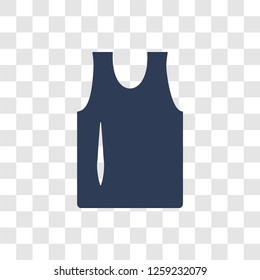 tanktop icon. Trendy tanktop logo concept on transparent background from Clothes collection