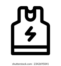 tanktop icon for your website, mobile, presentation, and logo design.