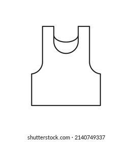 tanktop men for symbol icon website presentation