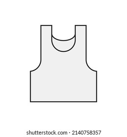 tanktop men for symbol icon website presentation