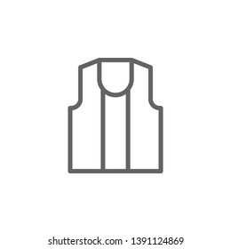 Tanktop, t-shirt, Italy icon. Element of Italy icon. Thin line icon for website design and development, app development. Premium icon