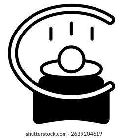 Tanning Bed icon with mixed style and pixel perfect base. Suitable for website design, logo, app and UI. Based on the size of the icon in general, so it can be reduced.
