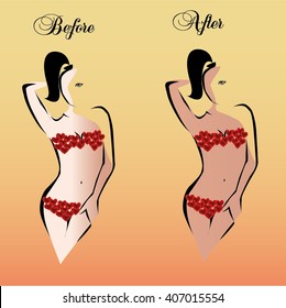 tanning salon vector illustration