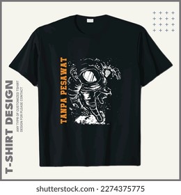 tanpa pesawat T Shirt Design. Can be used for t-shirt print, mug print, pillows, fashion print design, kids wear, baby shower,