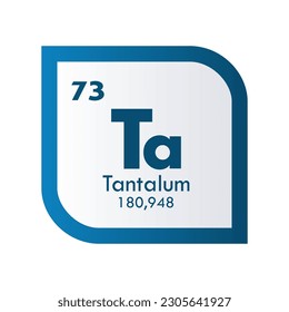 Juego de iconos de tántalo. ilustración de plantilla vectorial para diseño web