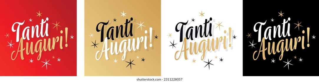 Tanti Auguri, mejores deseos en italiano