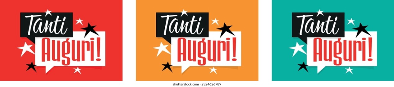 Tanti Auguri, feliz cumpleaños en italiano