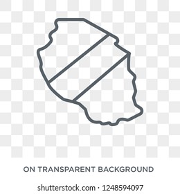 Tanzania flag icon. Trendy flat vector Tanzania flag icon on transparent background from Country Flags collection. High quality filled Tanzania flag symbol use for web and mobile