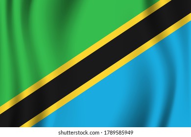 Tanzania flag image vector. EPS.file.