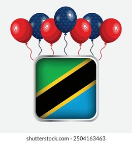 Tanzania Flag Independence Day Celebration