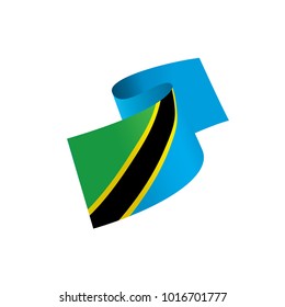 Tanzania flag, vector illustration
