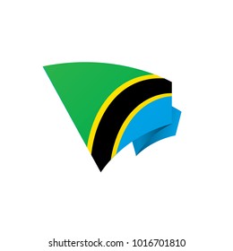 Tanzania flag, vector illustration