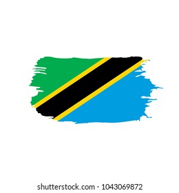 Tanzania flag, vector illustration