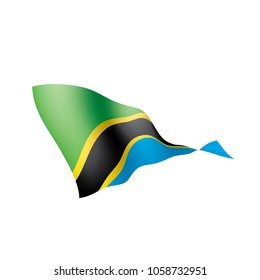 Tanzania flag, vector illustration