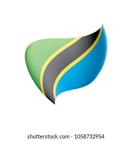 Tanzania flag, vector illustration
