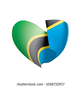 Tanzania flag, vector illustration