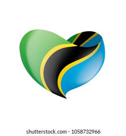 Tanzania flag, vector illustration