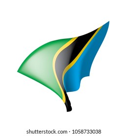 Tanzania flag, vector illustration