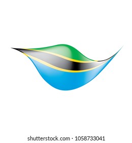 Tanzania flag, vector illustration