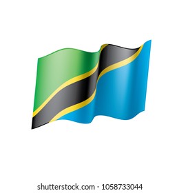 Tanzania flag, vector illustration