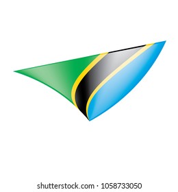Tanzania flag, vector illustration