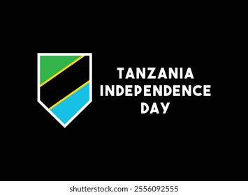 Tanzania Independence Day. Flat design vector. Eps 10.