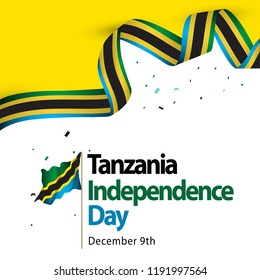 Tanzania Independence Day Vector Template Design Illustration