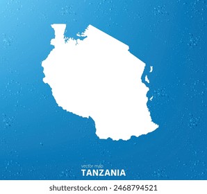 Tanzania map. Vector map for any needs.