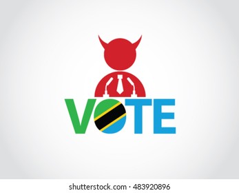 Tanzania Podium Vote Corrupt Politician