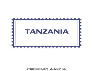 Icono de Vector de sello postal de Tanzania sobre un fondo blanco
Sello de Vector sobre un fondo blanco