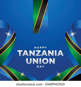 Tanzania Union day design illustration collection