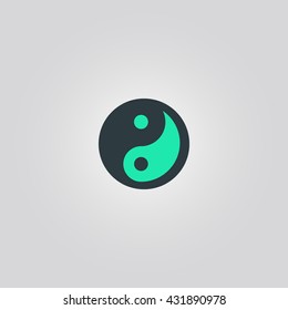 taoism icon. taoism vector. taoism sign