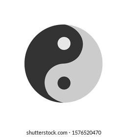 Taoism simple illustration clip art vector