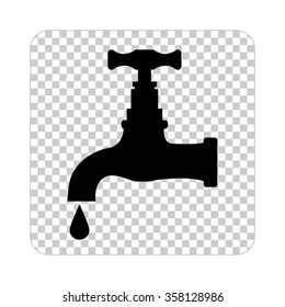 tap  - black vector icon
