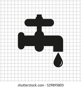 tap  - black vector icon