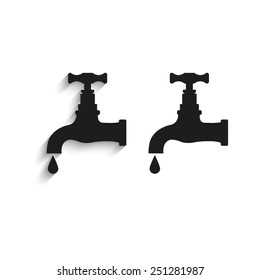 tap - black vector icons