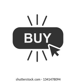 Tap to Buy Icon. Finger's Gesture to Choice Product or Services Online. Illustration As A Simple Vector Sign & Trendy Symbol for Design and Websites, Presentation or Mobile Application.
