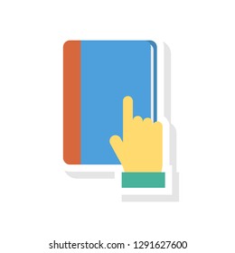 tap  click   book  