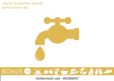 tap and drop icon vector illustration EPS 10
