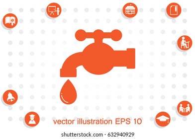 tap and drop icon vector illustration EPS 10