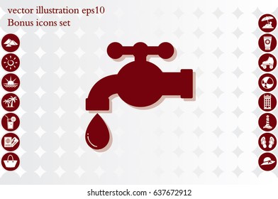 tap and drop icon vector illustration EPS 10