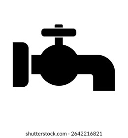  Tap, faucet – simple vector icon