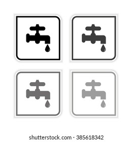 tap -  grayscale vector icon