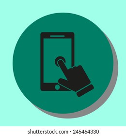 Tap And Hold Ã¢Â?Â? Tablet.               