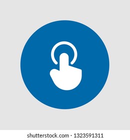  Tap icon. Editable  Tap icon for web or mobile.