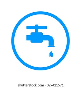 Tap icon. Flat design style eps 10