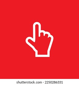 Tap icon, graphic resource template, vector illustration.