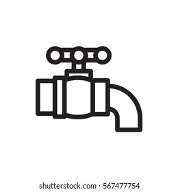 tap icon illustration isolated vector sign symbol